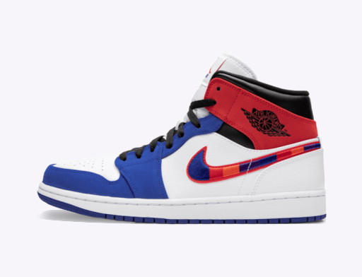 Sneakerek és cipők Jordan Air Jordan 1 Mid "Multicolor Swoosh" GS Többszínű | BQ6931-146