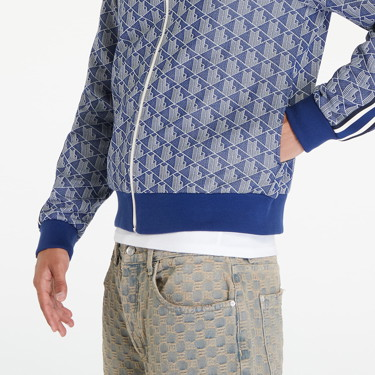 Sweatshirt Lacoste Paris Jacquard Monogram Zipped Sweatshirt Sötétkék | SH1368-00-QIE, 2