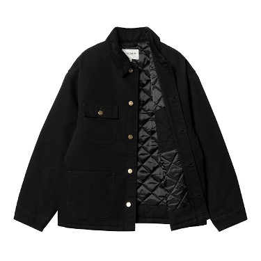 Kabátok Carhartt WIP OG Michigan Coat "Black rinsed" Fekete | I032235_00E_02, 6