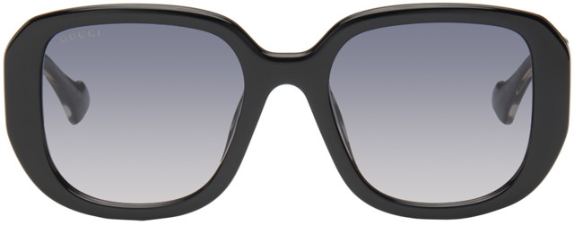 Napszemüveg Gucci Black Squared Sunglasses Fekete | GG1557SK