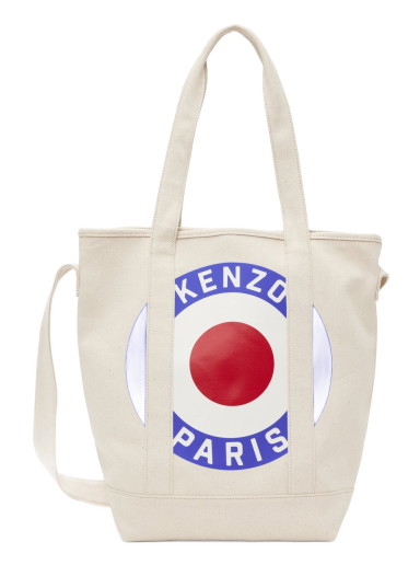 Vászontáskák KENZO Large Target Tote Bag Bézs | FD65SA901F35