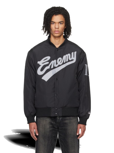 Bomber dzsekik Neighborhood PUBLIC ENEMY & Majestic x Bomber Jacket Fekete | 232FAMSN-JKM01