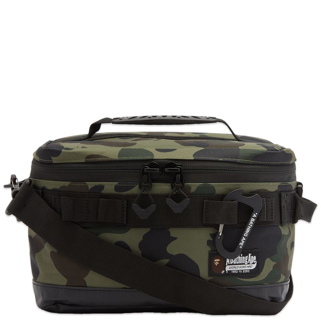 Kütyük BAPE A Bathing Ape Camo Small Soft Cooler Zöld | 001GDJ201038F-GRN