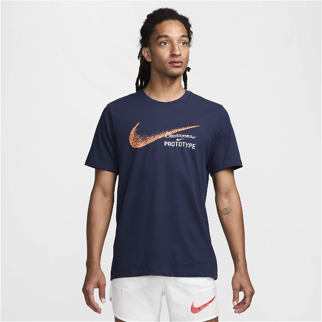 Póló Nike Dri-FIT Tee Sötétkék | HM8291-451