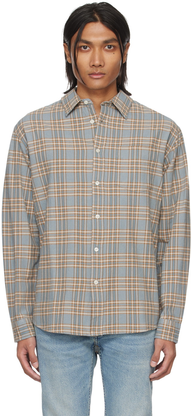 Ing Nudie Jeans Filip Prairie Shirt Szürke | 140819