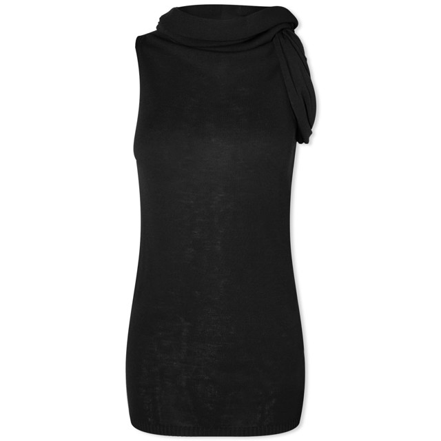 Ruha Rick Owens Twist Knit Top Fekete | RO01D2680-VI-09