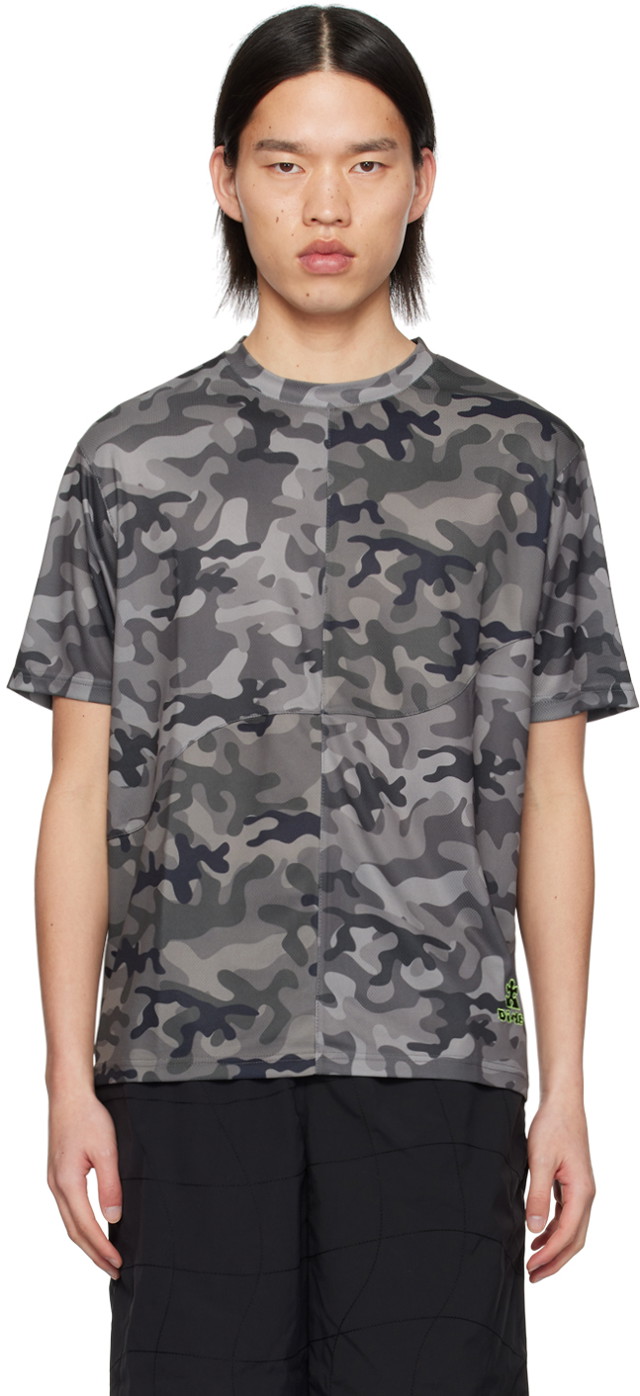 Póló Dime Gray Camo T-Shirt Szürke | DIMESP249CHR