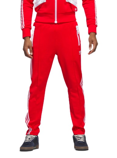 Sweatpants adidas Originals x Jeremy Scott Zip Pants 
Piros | HY1816