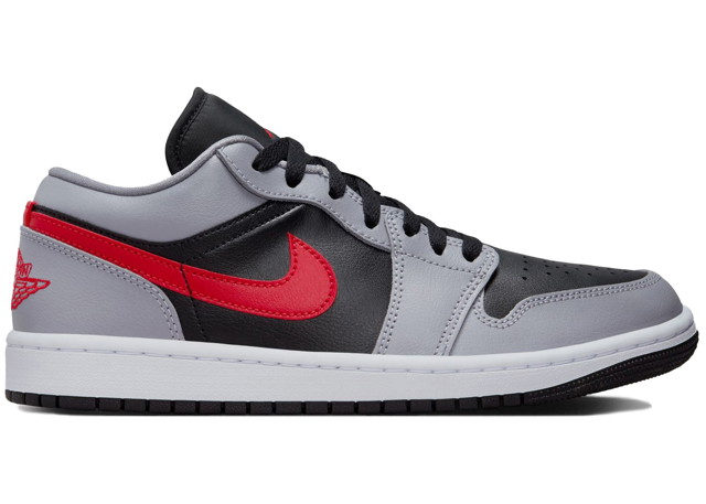 Sneakerek és cipők Jordan Jordan 1 Low Cement Grey Fire Red W Szürke | FZ4183-002