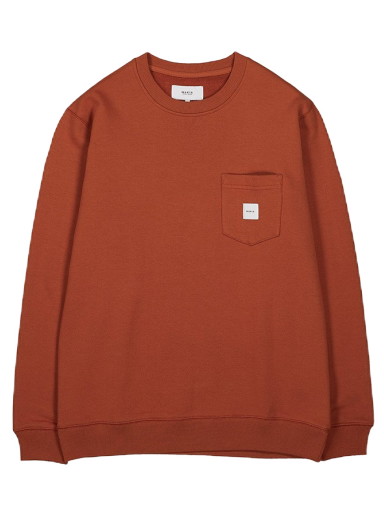 Sweatshirt Makia Square Pocket Sweatshirt 
Piros | M41073_375