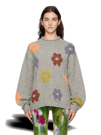 Pulóver Acne Studios Jacquard Sweater Szürke | B60285-