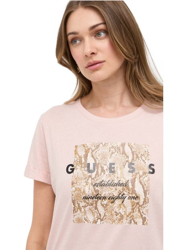 Póló GUESS Python Tee Rózsaszín | W3YI24.JA914