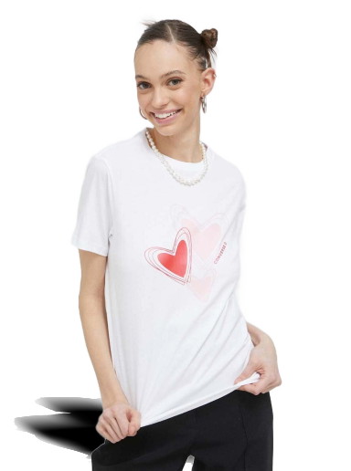 Póló Converse Hearts Graphic Tee Fehér | 10025495.A01