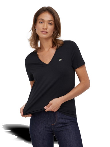 Póló Lacoste T-shirt Fekete | TF8392