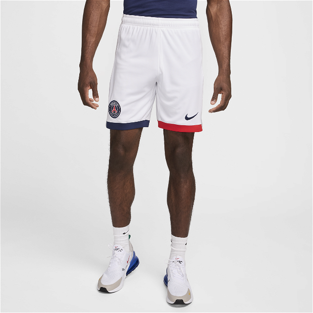 Rövidnadrág Nike Dri-FIT Replica Paris Saint-Germain 2024/25 Stadium Fehér | FZ1536-100