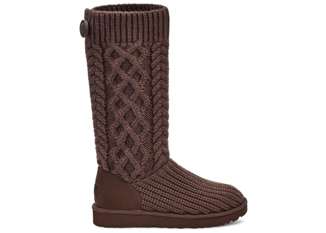 Sneakerek és cipők UGG Classic Cardi Cabled Knit Barna | 1146010-BCDR