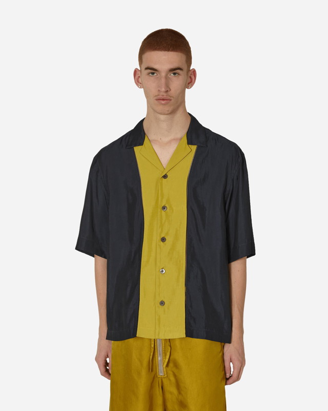 Ing Dries Van Noten Panelled Shirt Fekete | 241-020720-8355 901