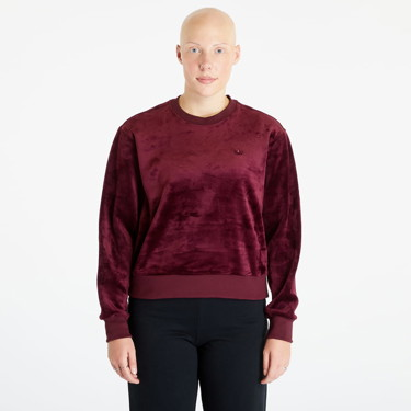 Sweatshirt adidas Originals Premium Essentials Velour Sweatshirt Maroon Burgundia | IL5745, 0