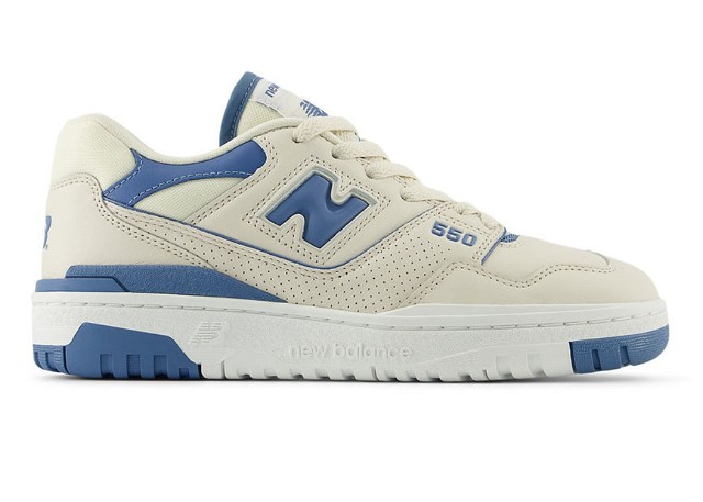 Sneakerek és cipők New Balance 550 Linen Heron Blue W Fehér | BBW550AI