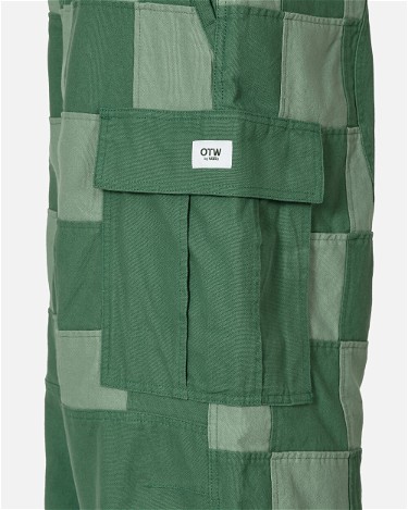 Oldalzsebes nadrágok Vans Patchwork Cargo Pants Myrtle Green Zöld | VN000GBTV1D1, 5