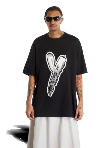 Póló Y-3 Graphic Logo Short Sleeve T-Shirt Fekete | HY1271