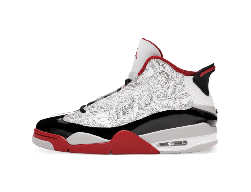 Sneakerek és cipők Jordan Jordan Dub Zero White Varsity Red Fehér | 311046-116