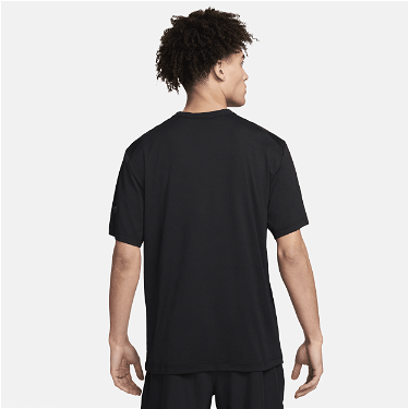 Póló Nike Pánské fitness tričko Hyverse Dri-FIT UV s krátkým rukávem - Černá Fekete | FN3988-010, 3