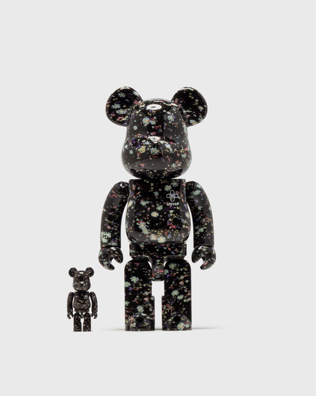 Gyűjthető Medicom Toy ANEVER BLACK 100% & 400% BE@RBRICK Set Fekete | MED1164