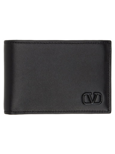 Pénztárca Valentino Garavani Mini VLogo Wallet Fekete | 2Y2P0T56ZQU