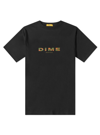 Póló Dime Block Font Tee Black Fekete | DIMESU2323BLK