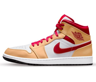 Sneakerek és cipők Jordan Air Jordan 1 Mid "Beige White Red" Többszínű | 554724-201, 0
