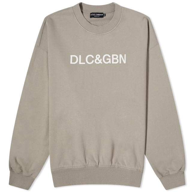 Sweatshirt Dolce & Gabbana Logo Crew Sweatshirt Szürke | G9AQVTG7M8G-N0634