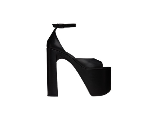 Sneakerek és cipők Balenciaga Camden 160 Heeled Sandals "Black" Fekete | 742308 WB9G1