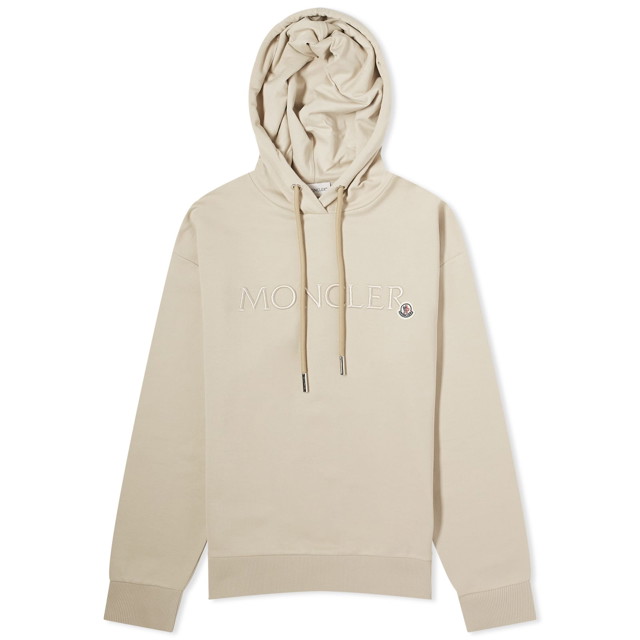 Sweatshirt Moncler Logo Hoodie Barna | 8G000-16-89A1K-20J