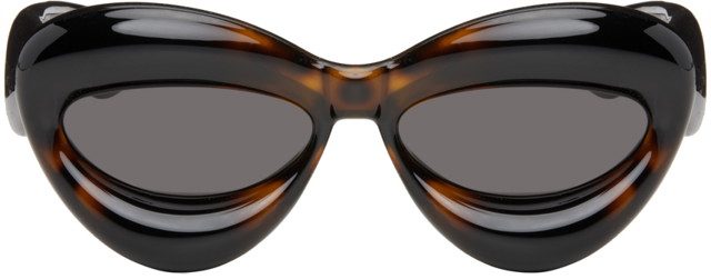 Napszemüveg Loewe Tortoiseshell Inflated Cat-Eye Sunglasses Barna | LW40097I 192337140099