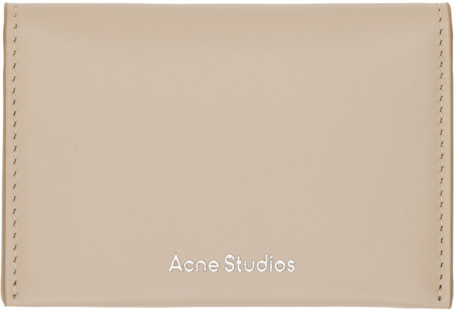 Pénztárca Acne Studios Bifold Card Holder Bézs | CG0236-