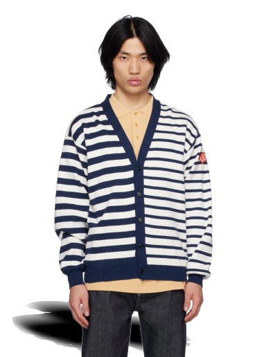 Pulóver KENZO Paris Nautical Stripes Sötétkék | FD55CA3703CN