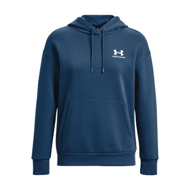 Sweatshirt Under Armour Essential Fleece Hoodie Kék | 1373033-426, 4