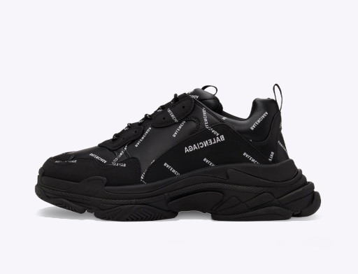 Sneakerek és cipők Balenciaga Triple S  Logo  Sneakers "Black" Fekete | 536737-W2FA1-1090