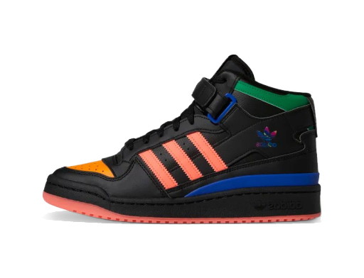 Sneakerek és cipők adidas Originals Forum Mid Core Black Multicolor Fekete | GW1622