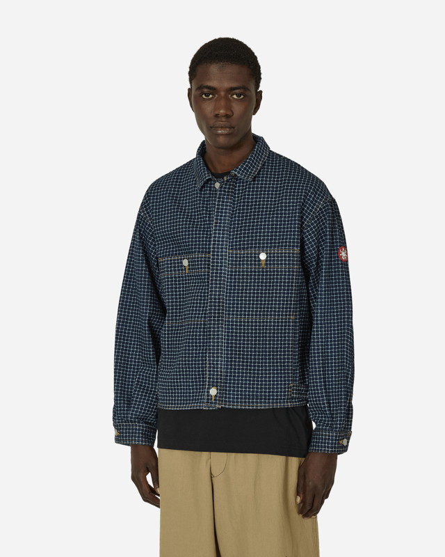 Dzsekik Cav Empt Control Denim Jacket Indigo Kék | CES25JK20 IDG