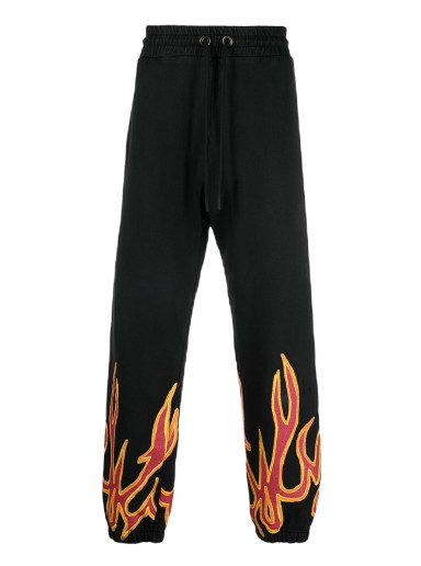 Sweatpants Palm Angels GD Graffiti Flames Sweatpants Fekete | PMCH011F22FLE0021025