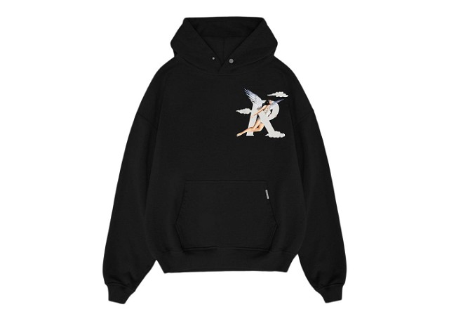 Sweatshirt Represent Clo Represent Storms In Heaven Hoodie Black Fekete | M04273-01