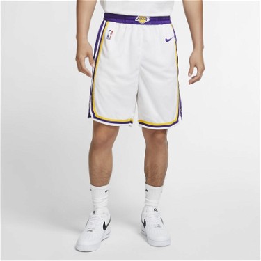 Rövidnadrág Nike Los Angeles Lakers Men's NBA Swingman Shorts Fehér | AJ5616-100, 0