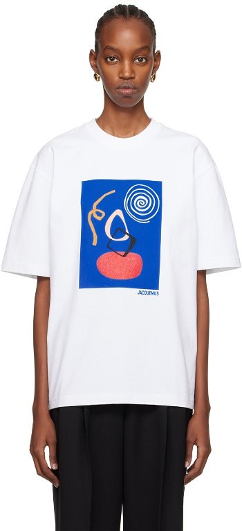 Jacquemus Les Sculptures 'Le t-shirt Cuadro' T-Shirt 24E245JS250-2102