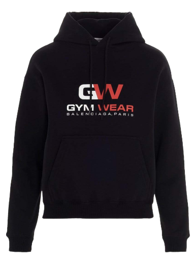 Sweatshirt Balenciaga Gym Wear Hoodie Fekete | 612959TIVD41000
