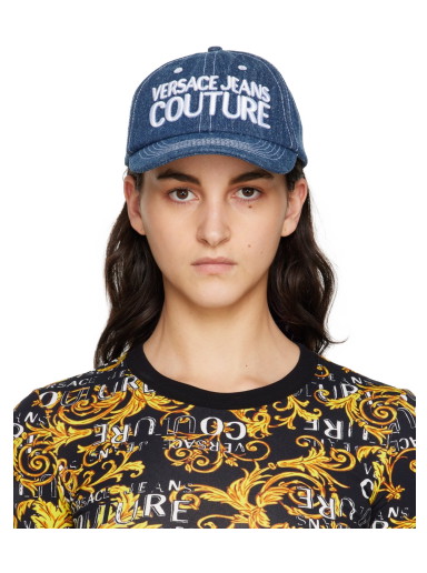 Kupakok Versace Jeans Couture Denim Cap Sötétkék | E74HAZK25EZG165