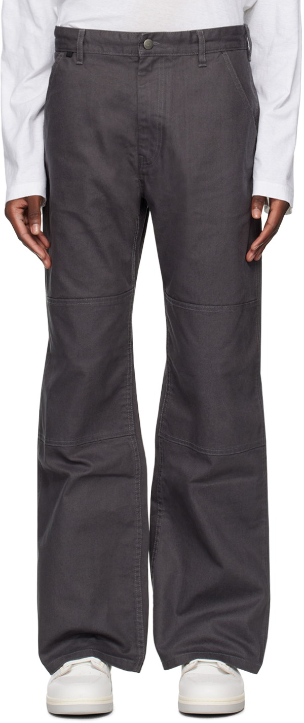 Nadrág Acne Studios Gray Patch Trousers Szürke | CK0112-