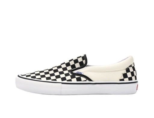 Sneakerek és cipők Vans Slip-On Pro Checkerboard Black White Fekete | VN0A347VAPK