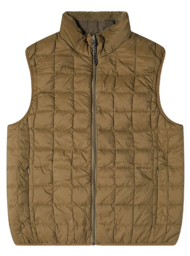 Mellények TAION Reversible Boa Fleece Down Vest Barna | TAION-R002MB-OLV